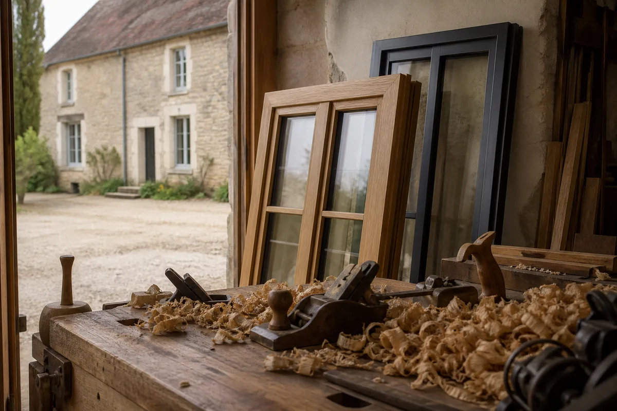 Fenêtre sur mesure en Sarthe : matériaux, prix constatés et aides
